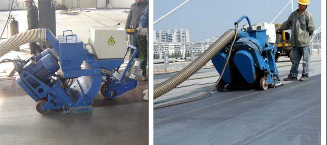 移動(dòng)式鋼板拋丸除銹機(jī)