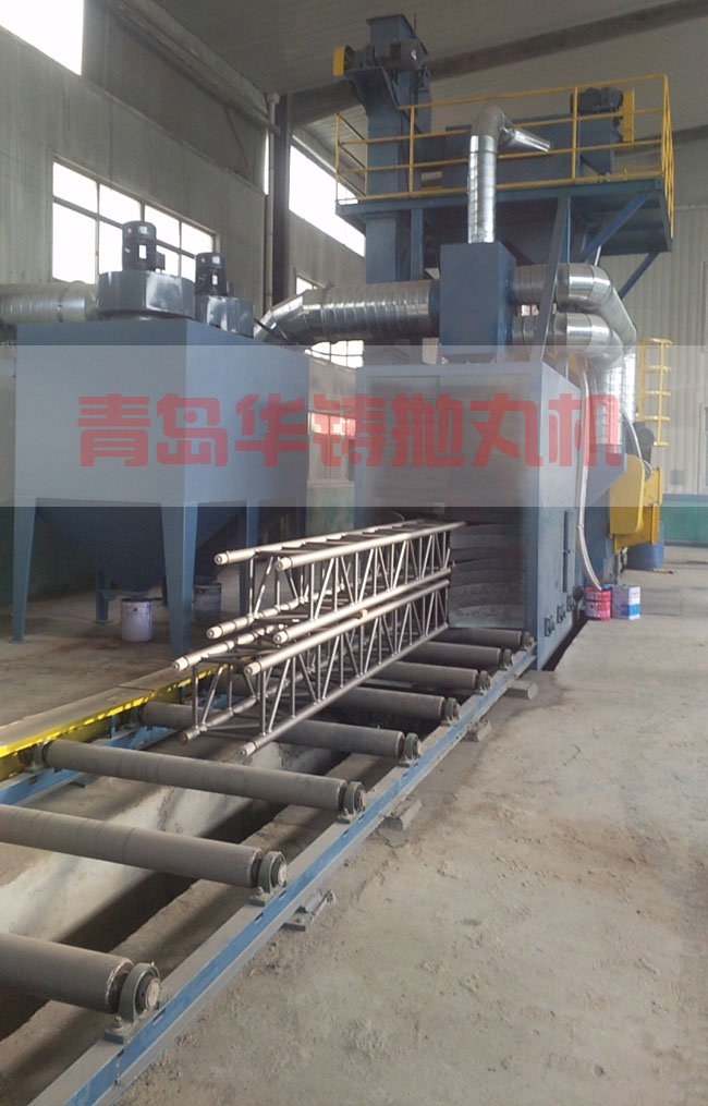 網(wǎng)架鋼結構拋丸機